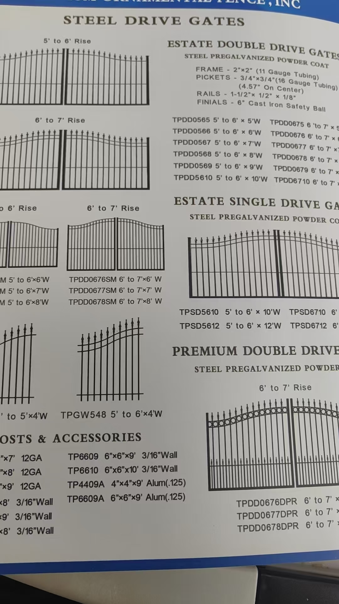 Steel Drive Gates